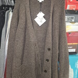 Ava & Viv Women's Brown Cardigan Sweater